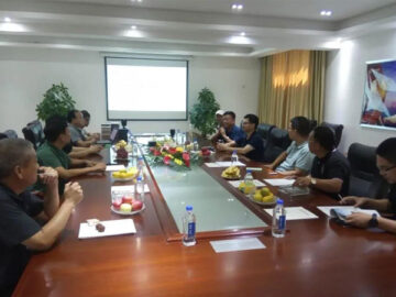 河南省設(shè)廳協(xié)會秘書長盧明安、總工黃禮樂等領(lǐng)導(dǎo)人蒞臨考察